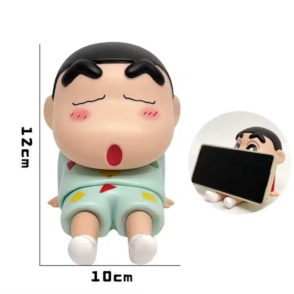 Cute Phone holder / stationary holder / desktop nameplate holder Shin Crayon